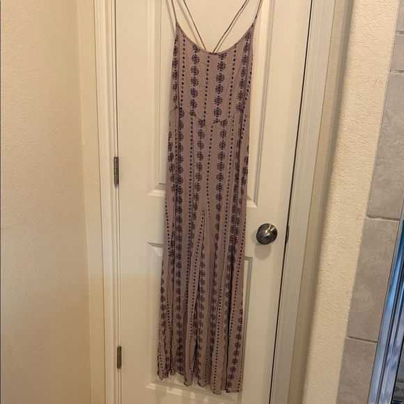 O'Neill Pants - O'Neill Dusty Pink and Black Jumpsuit